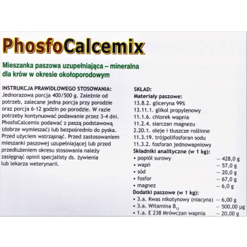 PHOSFOCALCEMIX 1L - 1kg - fosfor wapń magnez