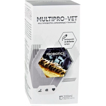 MULTIPRO-VET - probiotyk usprawniający trawienie 200ml