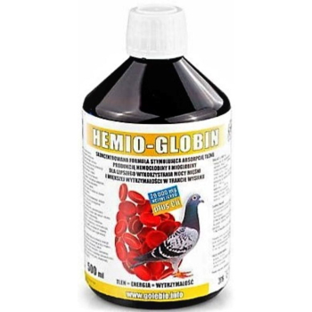HEMIO-GLOBIN syrop żelazowy dla gołębi PATRON500ml