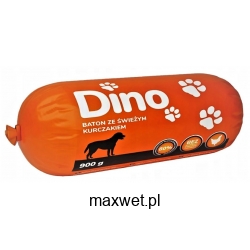 Baton karma mokra dla psa z kurczakiem DINO 900 g
