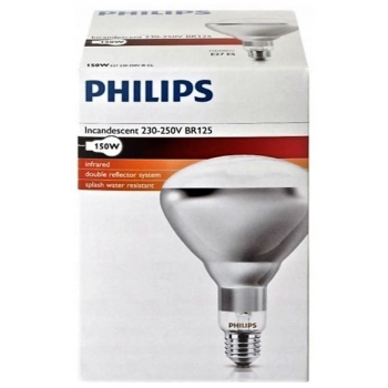 Żarówka promiennik kwoka Philips 150 W biała w pudełku