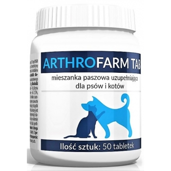 ARTHROFARM TAB 50szt - na zapalenie ból psów kotów